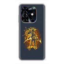 Naruto Anime Чехлы для ТЕхно Спарк ГО 2024 (AlphaPrint) – золотой Наруто