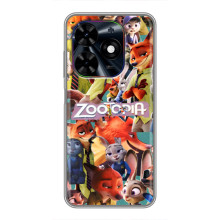 Силіконовий чохол з принтом Зоотрополіс для Tecno Spark Go 2024 (BG6) – Колаж героїв