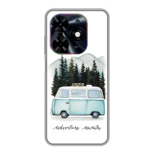 Силіконовий бампер з картинкою машини на Tecno Spark Go 2024 (BG6) (Будиночок на колесах)