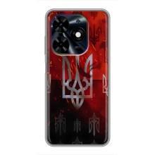 Украинские Чехлы для Tecno Spark Go 2024 (BG6) с картинкой УПА (AlphaPrint) (ГЕРБ УПА)