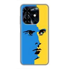 Украинские Чехлы для Tecno Spark Go 2024 (BG6) с картинкой УПА (AlphaPrint) (Степан Бандера)