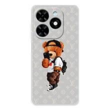 Брендновые Чехлы для Tecno Spark Go 2025 - (PREMIUMPrint) (Мишка Луи)