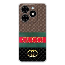 Чохли бренд ГУЧЧІ для Tecno Spark Go 2025 (Стиль GUCCI)