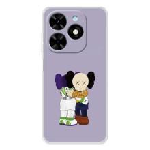 Чехлы для Tecno Spark Go 2025 - Bearbrick Louis Vuitton (PREMIUMPrint) (Дружба Беарбрик)