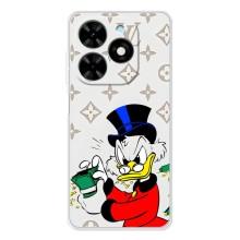 Чехли для Tecno Spark Go 2025 - Скрудж МакДак Louis Vuitton (PREMIUMPrint) (Бакси Скрудж)