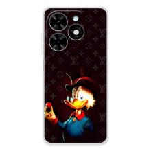 Чехли для Tecno Spark Go 2025 - Скрудж МакДак Louis Vuitton (PREMIUMPrint) (Скрудж з ботліантом)