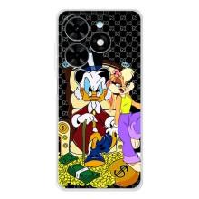 Чехли для Tecno Spark Go 2025 - Скрудж МакДак Louis Vuitton (PREMIUMPrint) (Стильна Утка)