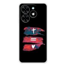 Чехлы для Tecno Spark Go 2025 (Для Христиан) – Атрибутика