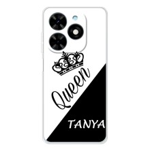 Чохли для Tecno Spark Go 2025 - Жіночі імена (TANYA)