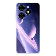 Чехлы КОСМОС для Tecno Spark Go 2025 – Планета в космосе