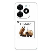 Чехлы на военную тематику для Tecno Spark Go 2025 – HIMARS