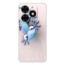 Чехлы с изображением разных животных для Tecno Spark Go 2025 (Геккон)