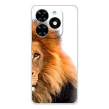 Чехлы с картинками животных Tecno Spark Go 2025 (Лев грива)
