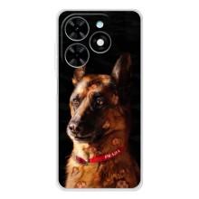Чехлы с картинками животных Tecno Spark Go 2025 (Овчарка)