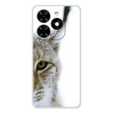 Чехлы с картинками животных Tecno Spark Go 2025 (Рысь)