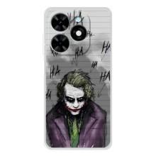 Чехлы с картинкой Джокера на Tecno Spark Go 2025 – Joker клоун