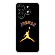 Чохли для Tecno Spark Go 2025 - з картинкою JORDAN (AlphaPrint) (Jordan Gold)