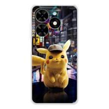 Чехлы с крутыми принтами для Tecno Spark Go 2025 - (PREMIUMPrint) (Пикачу)