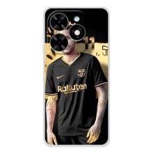 Силиконовый Чехол Tecno Spark Go 2025 – Gold Neymar