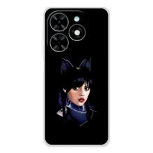 Чехлы с принтом Уэнсдей на Tecno Spark Go 2025 – Милая Уэнсдей