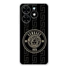 Чехлы VERSACE для Спарк Гоу 2025 (PREMIUMPrint) – Лого Версаче