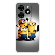 Чехол для Ребёнка на Спарк Гоу 2025 (VPrint) – Три миньона