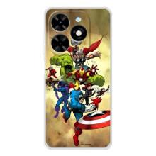Чохол МАРВЕЛ для Спарк Гоу 2025 (AlphaPrint) (Герої Марвел)