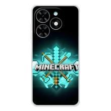 Чохол майнкрафт для Tecno Spark Go 2025 – MineCraft 2