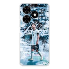Чехол Месси футболист для Tecno Spark Go 2025 (Месси в Аргентине)