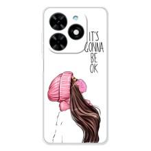 Чехол с печатью для Tecno Spark Go 2025 - (Мода) (AlphaPrint) (Коронавирус)