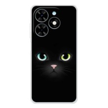 Чохол на тематику: Коти для Tecno Spark Go 2025 – Чорний Котик