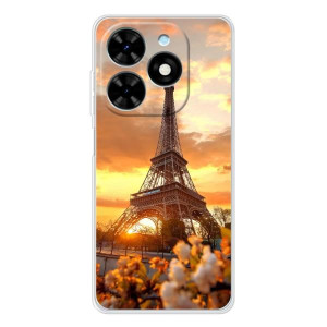Чехол Эйфелева Башня для Tecno Spark Go 2025 - (AlphaPrint)