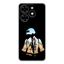 Чохол з картинкою "Герой Pubg" на Tecno Spark Go 2025 – Пубг мен