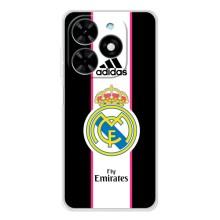 Чехол для Tecno Spark Go 2025 с принтом Реал Мадрид – Лого Real Madrid