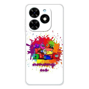 Чехол Амонг Ас для Tecno Spark Go 2025 (AlphaPrint)