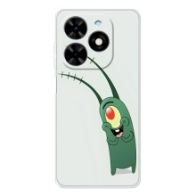 Чохол з картинкою "Одноокий Планктон" на Tecno Spark Go 2025 (Милий Планктон)