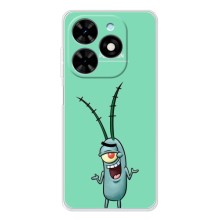 Чохол з картинкою "Одноокий Планктон" на Tecno Spark Go 2025 (Планктон)
