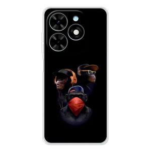 Чехол с Обезьянами Tecno Spark Go 2025 - (AlphaPrint)