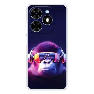 Чехол с Обезьянами Tecno Spark Go 2025 - (AlphaPrint)