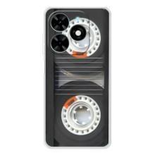 Чохол з Прикольним Принтом на Tecno Spark Go 2025 – Касета магнітофону
