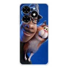 Чехол с принтом Душа на Tecno Spark Go 2025 – Джо и кот