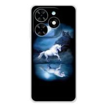 Чехол для Спарк Гоу 2025 - (Единорожки - Новинки) (AlphaPrint) – Единорог