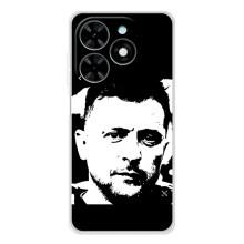 Чехол для Tecno Spark Go 2025 (AlphaPrint - с принтом Зеленского)