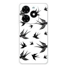 Чохол з пташками на Tecno Spark Go 2025 (VPrint)