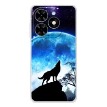 Чохол з Вовком на Tecno Spark Go 2025