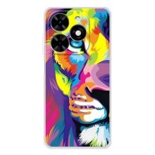 Чохол з картинкою ЛЕВ для Tecno Spark Go 2025 (VPrint)