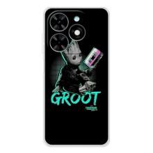 Чехол Супергерои Марвел на Спарк Го 2025 (Groot)