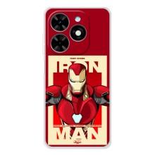Чохол Супергерой Залізна Людина на Tecno Spark Go 2025 – Iron man