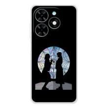Чехлы Венсдей на Tecno Spark Go 2025 Уэнсдей (AlphaPrint) (комната Уэнздей)