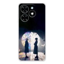 Чехлы Венсдей на Tecno Spark Go 2025 Уэнсдей (AlphaPrint) (Уэнздей и Инид)
